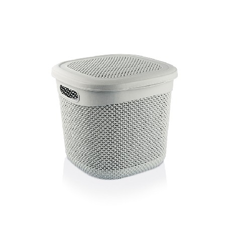M-166 VÍZCSEPP MINTÁS ZSANÉROS TÁROLÓ 15L  32*30,5*28 CM