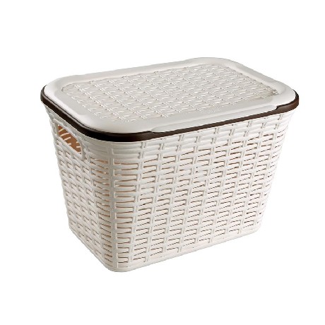 M-073 ZSANÉROS RATTAN TÁROLÓ 20L   40,5*28*27,5 CM