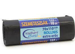 SZEMETESZSÁK EXTRA ERŐS 135L 70X110CM