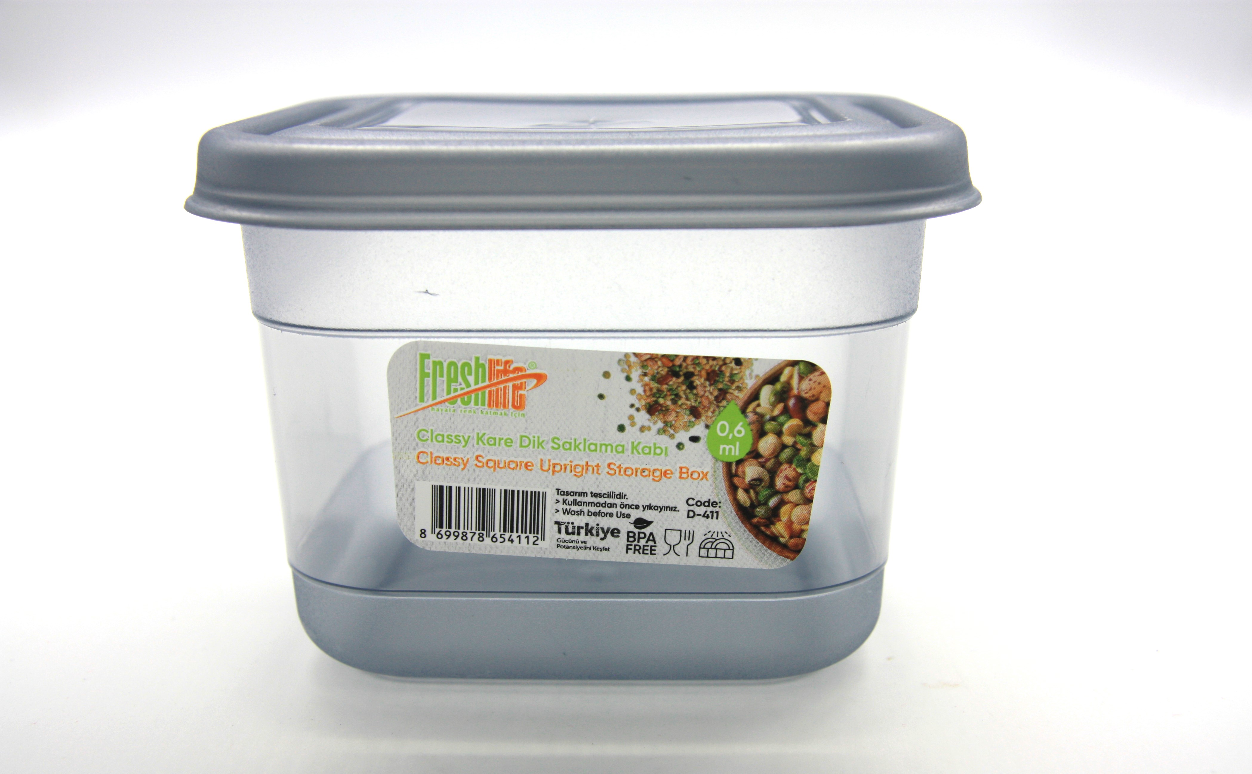 D-411 CLASSY TÁROLÓ DOBOZ 0,6L