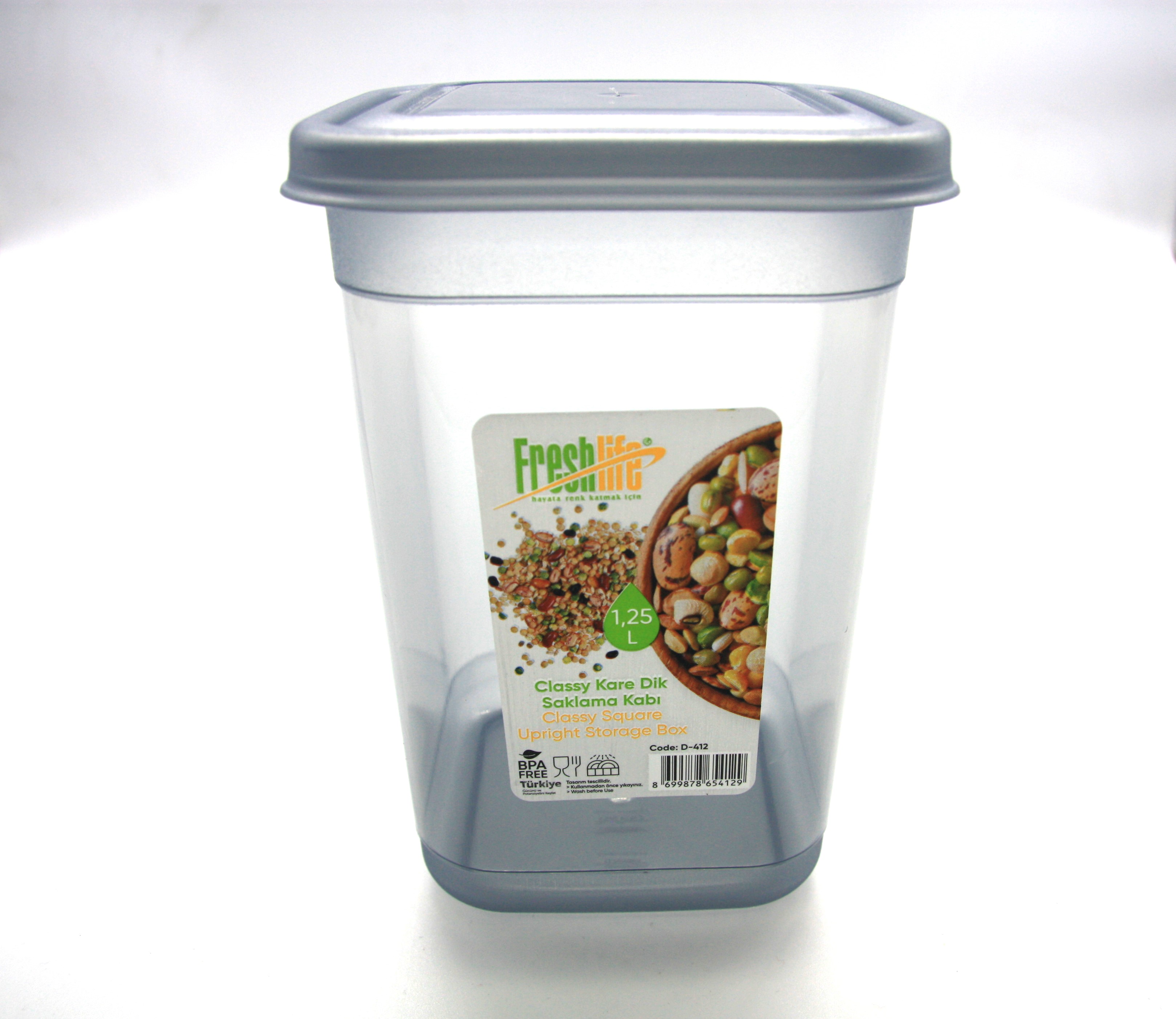 D-412 CLASSY TÁROLÓ DOBOZ 1,25L