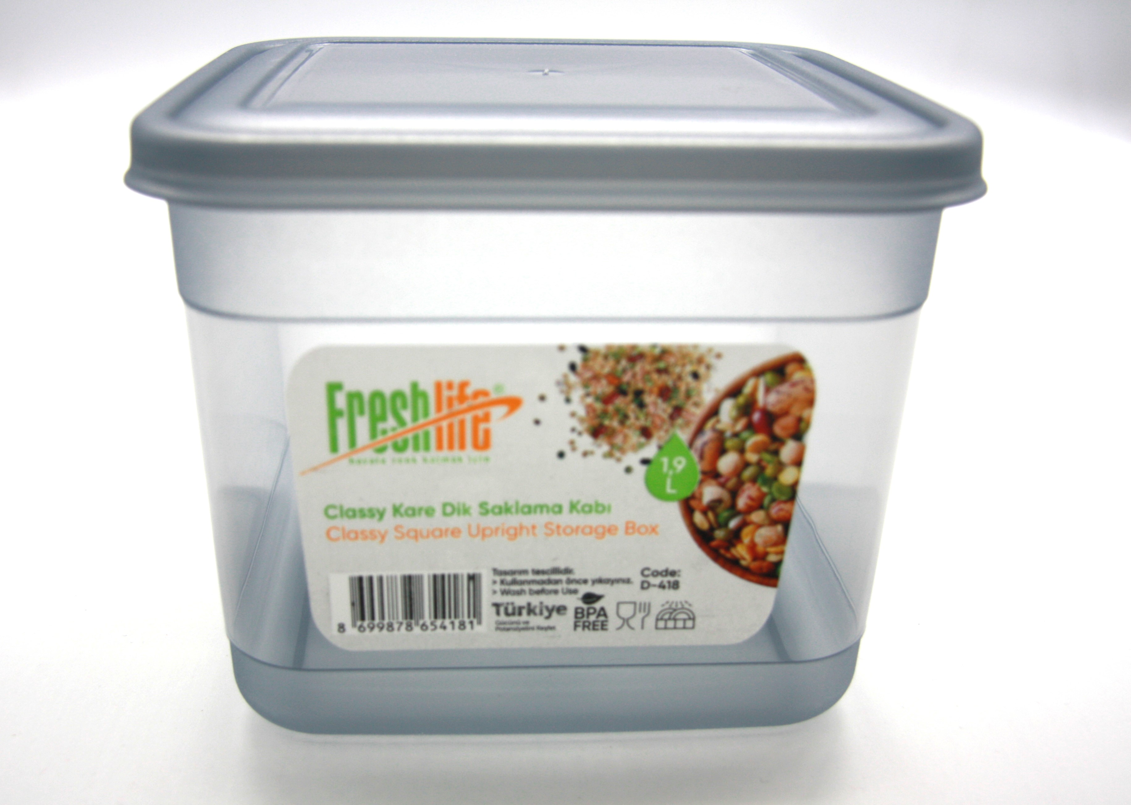 D-418 CLASSY TÁROLÓ DOBOZ 1,9L