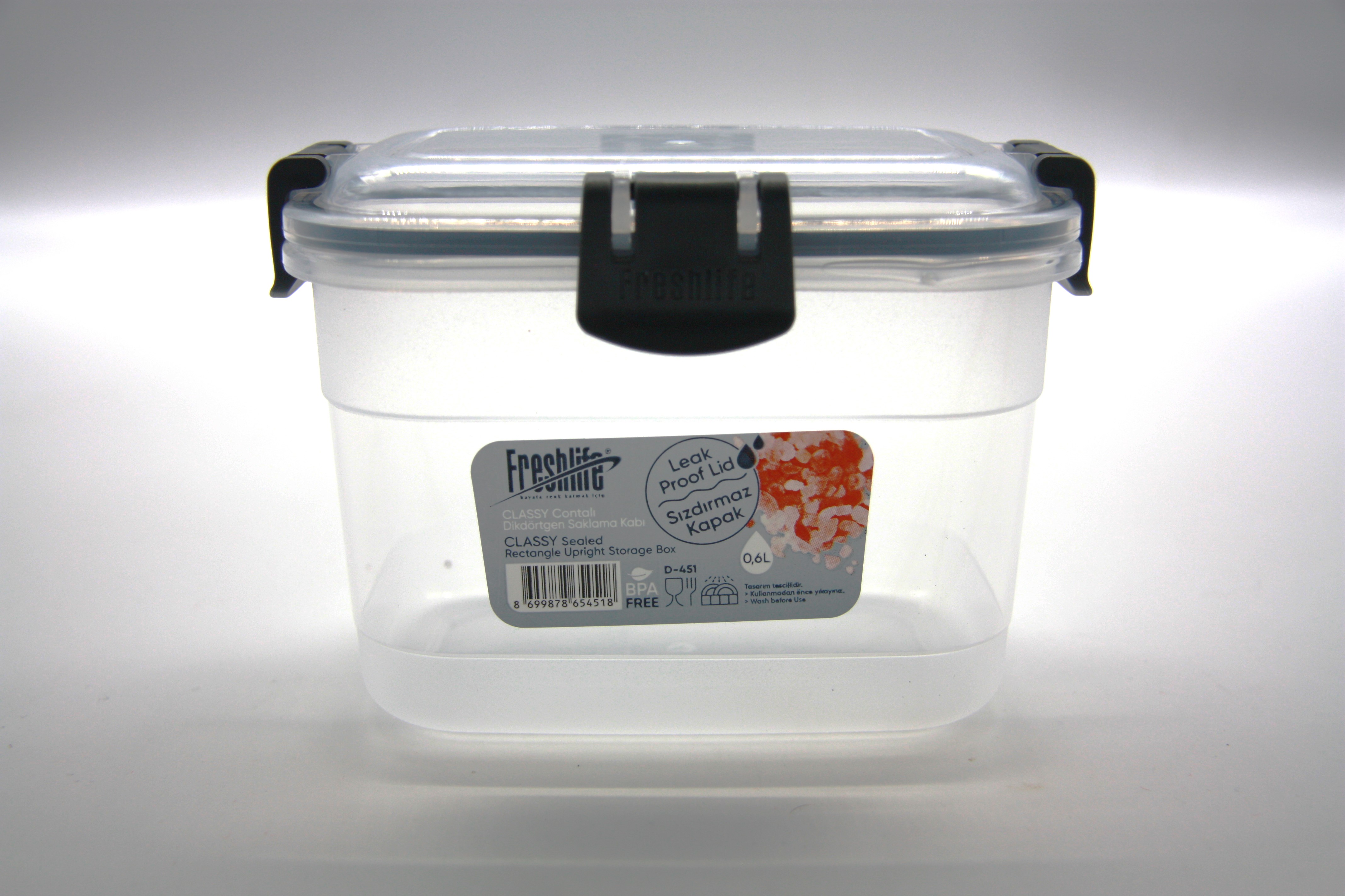 D-451 CLASSY LÉGMENTES TÁROLÓ DOBOZ 0,6L