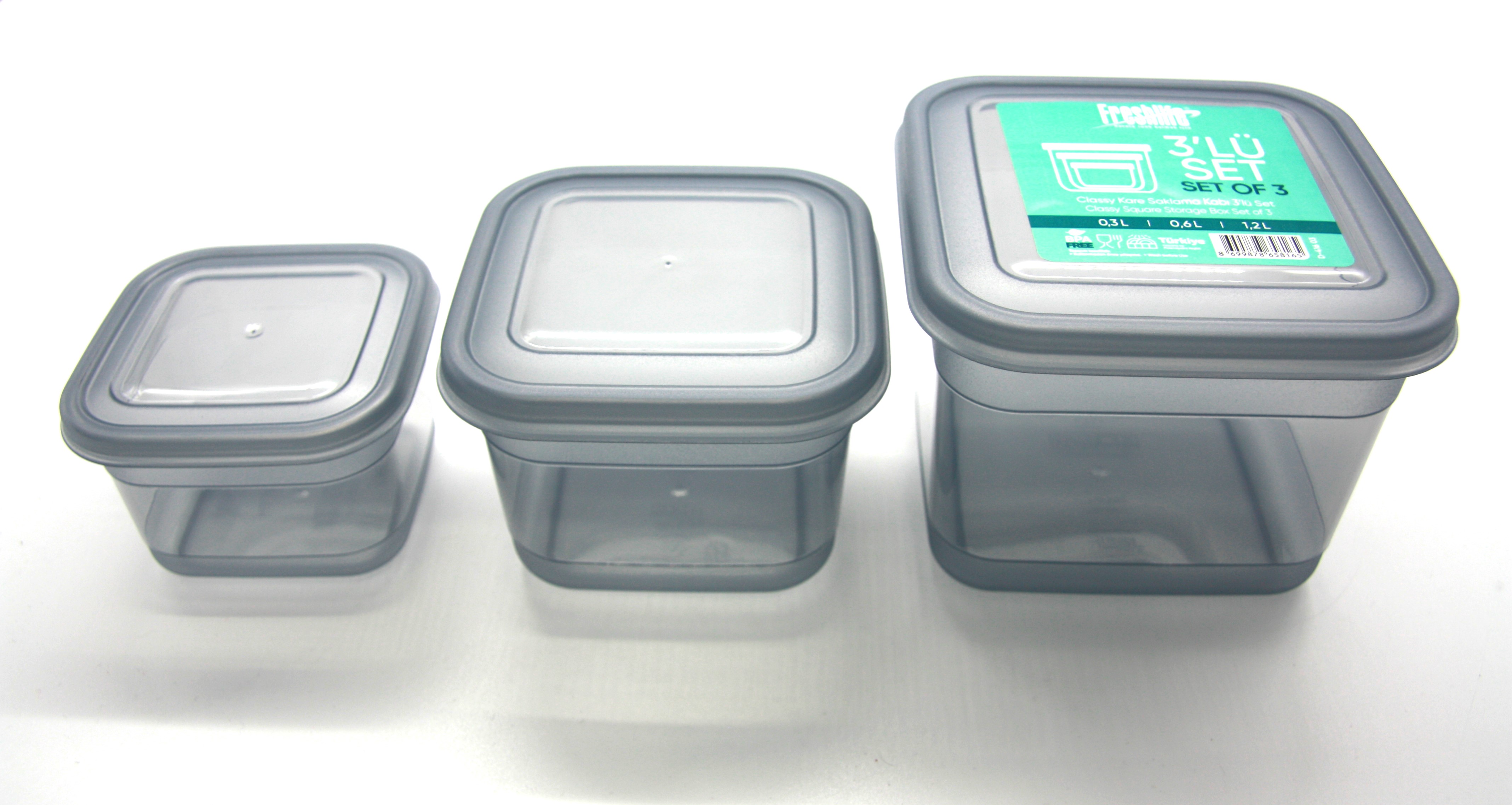 D-416-03 CLASSY 3 DB-OS DOBOZ  0,3L , 0,6L , 1,2L