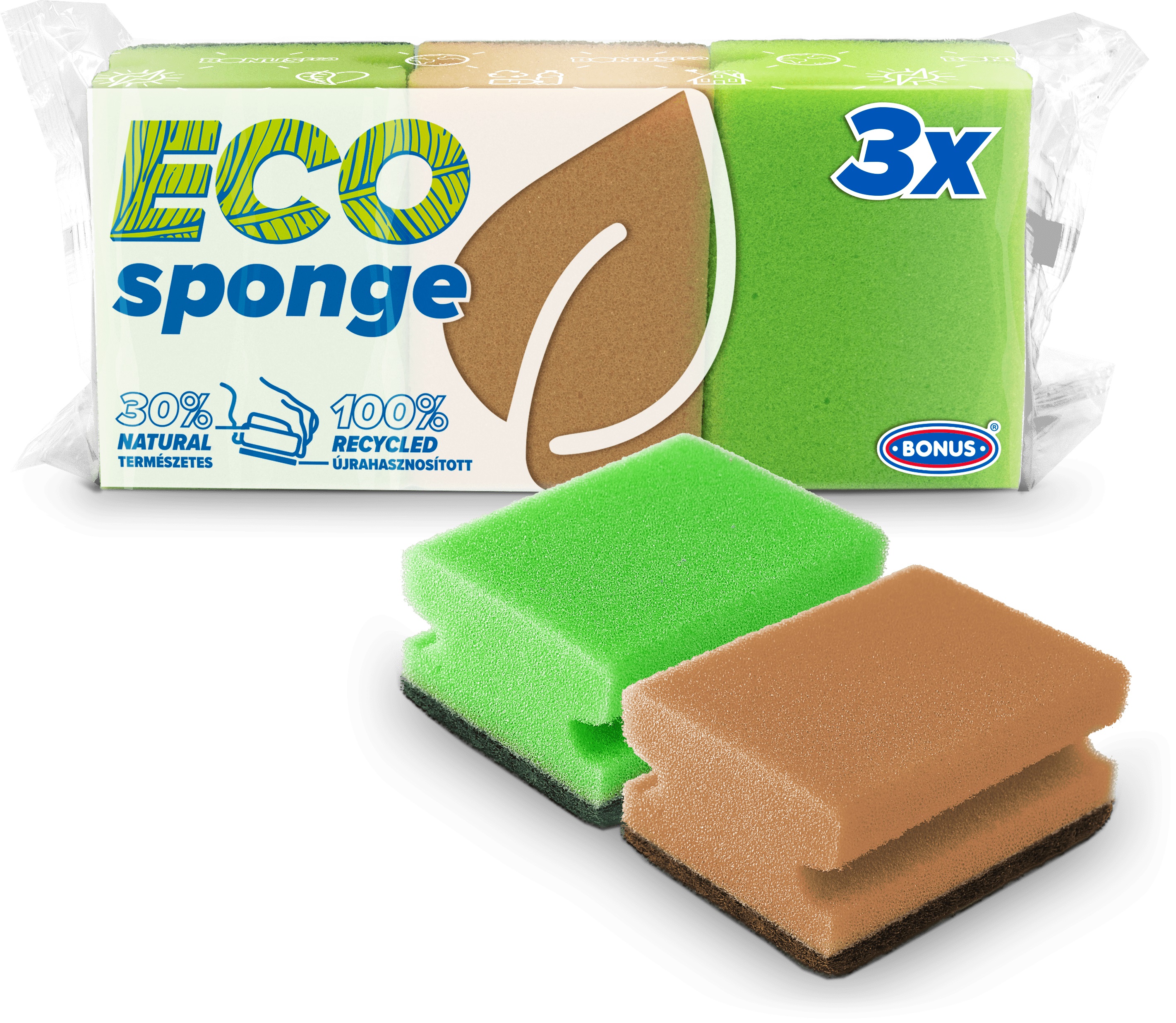 B019 ECO FORMÁZOTT MOSOGATÓSZIVACS 3X