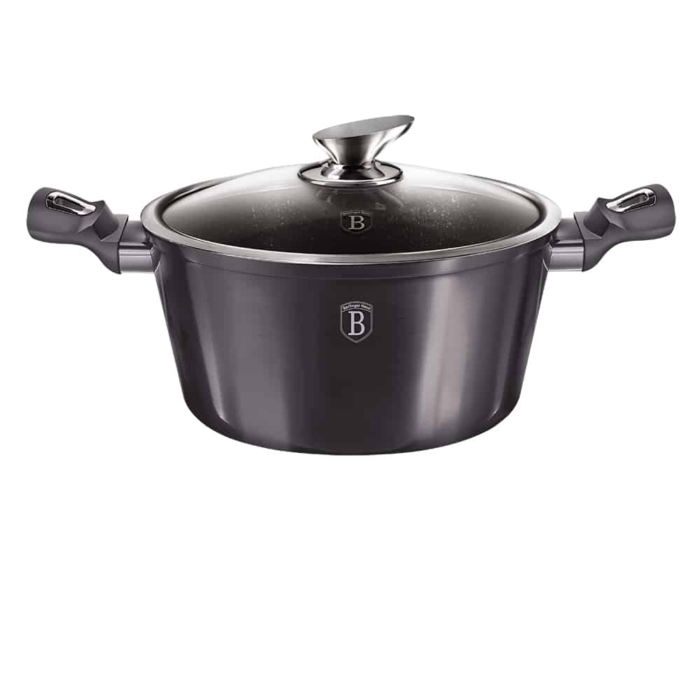 BH-6924 LÁBAS FEDŐVEL 30 CM METALLIC LINE CARBON  8L