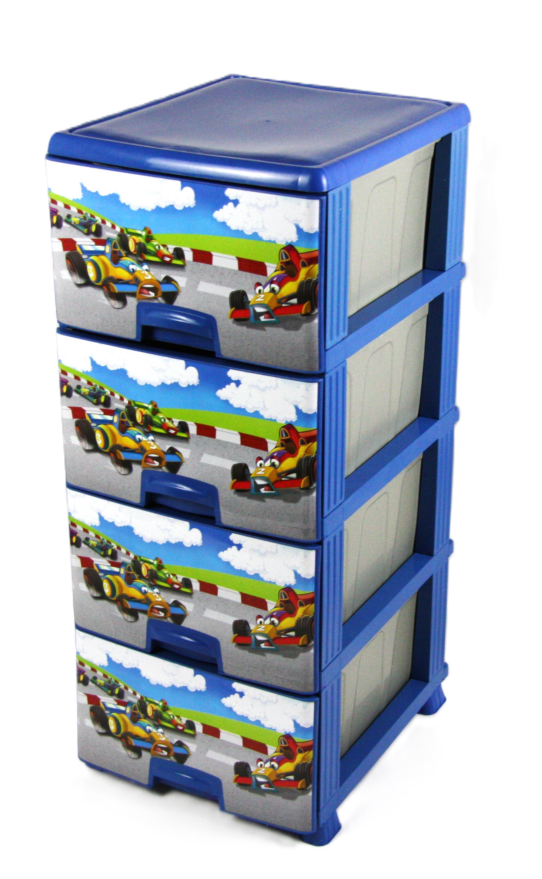 Ö-K012 4 FIÓKOS DEKOROS KOMÓD X41 CAR   