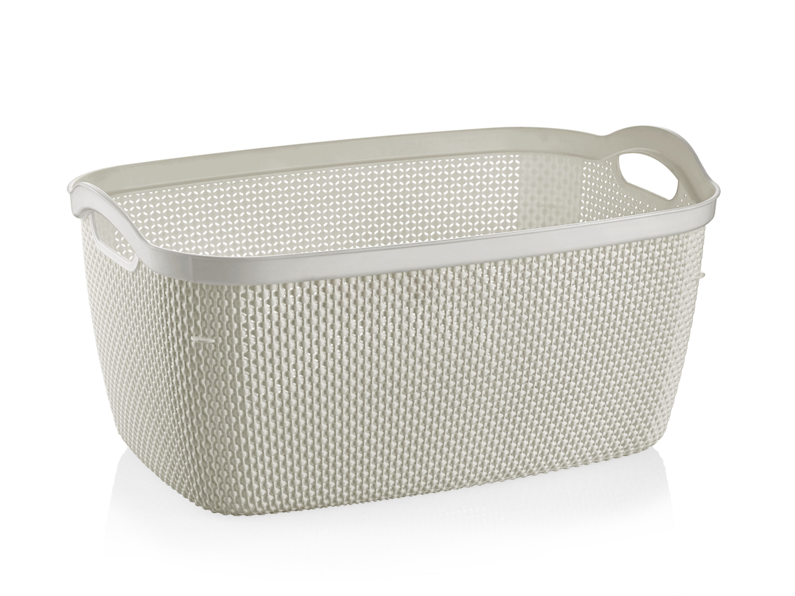 Ö-N015 32L VÍZCSEPP MINTÁS RUHÁS KOSÁR KRÉM  