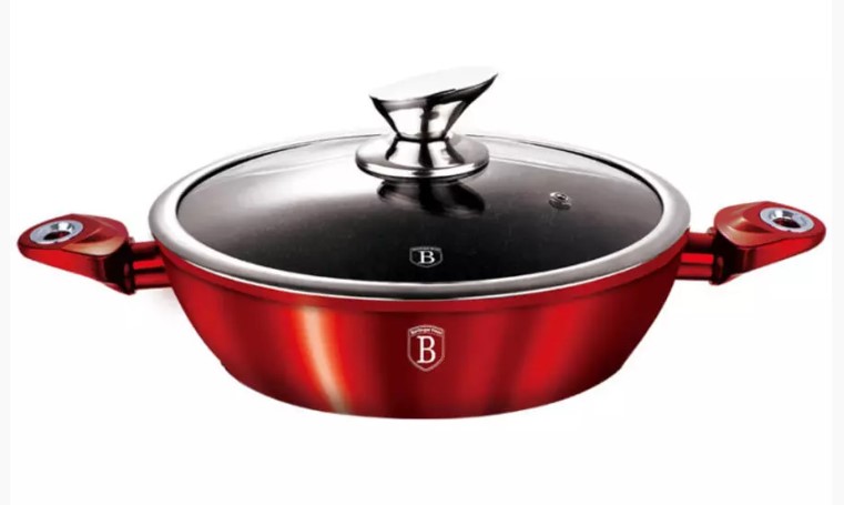 BH-1264N ALACSONY LÁBAS FEDŐVEL, 32 CM 4,9 L BURGUNDY METALLIC LINE