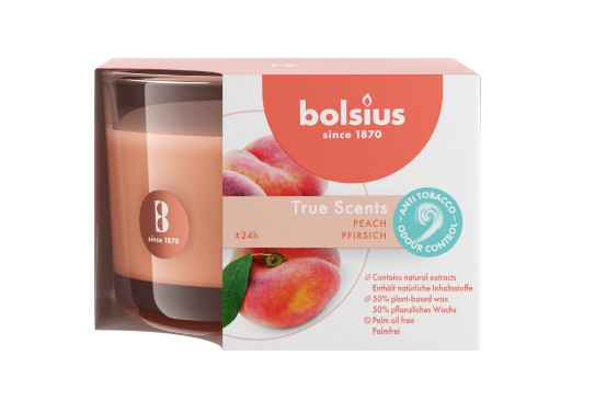 BOLSIUS ILLATGYERTYA ÜVEGBEN 24HR 63/90 MM-BARACK