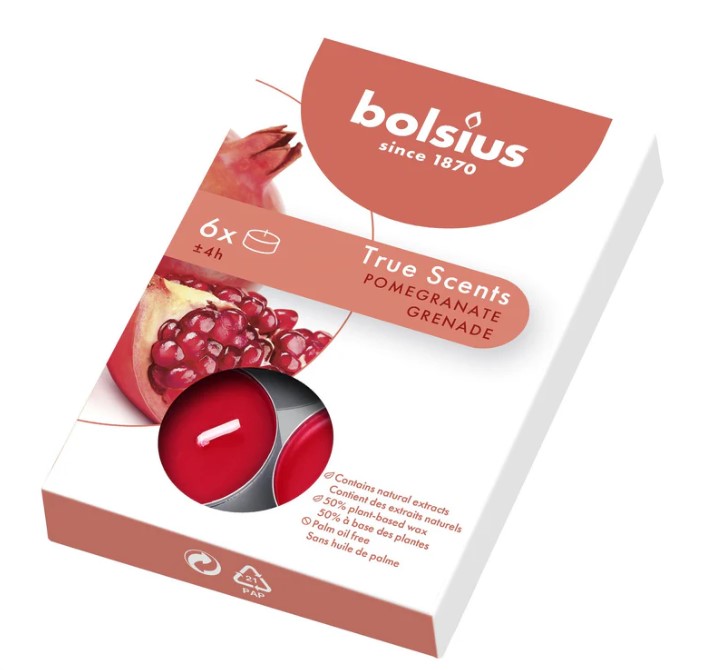 BOLSIUS ILLATOS TEAMÉCSES 4HR 6DB-OS GRÁNÁTALMA