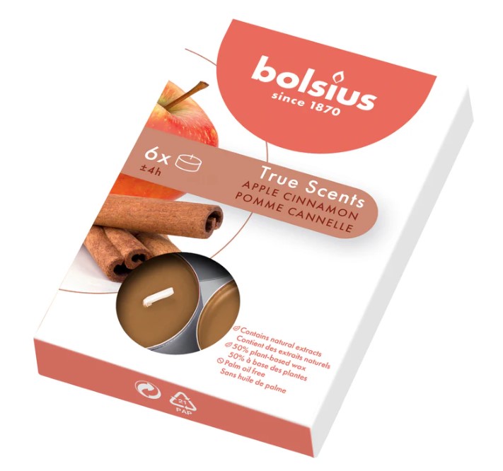 BOLSIUS ILLATOS TEAMÉCSES 4HR 6DB-OS ALMA-FAHÉJ