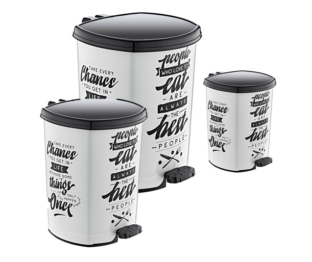 Ö-D044 PEDÁLOS KUKA SZETT 3 DB (6L+11L+20L)-X137 PEOPLE