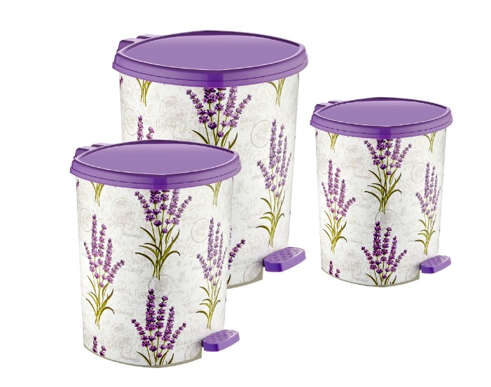 Ö-D044 PEDÁLOS KUKA SZETT 3 DB (6L+11L+20L)-X118 LAVENDER