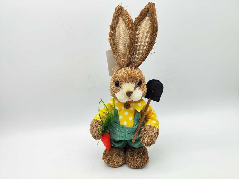 HÚSVÉTI SZALMA NYÚL RÉPA 36CM  X2250 (849209)