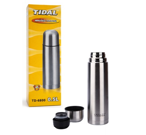 TERMOSZ RM., POHÁRRAL, GYORSZÁRAS KIÖNTŐVEL, TD-6800; 0,5 L