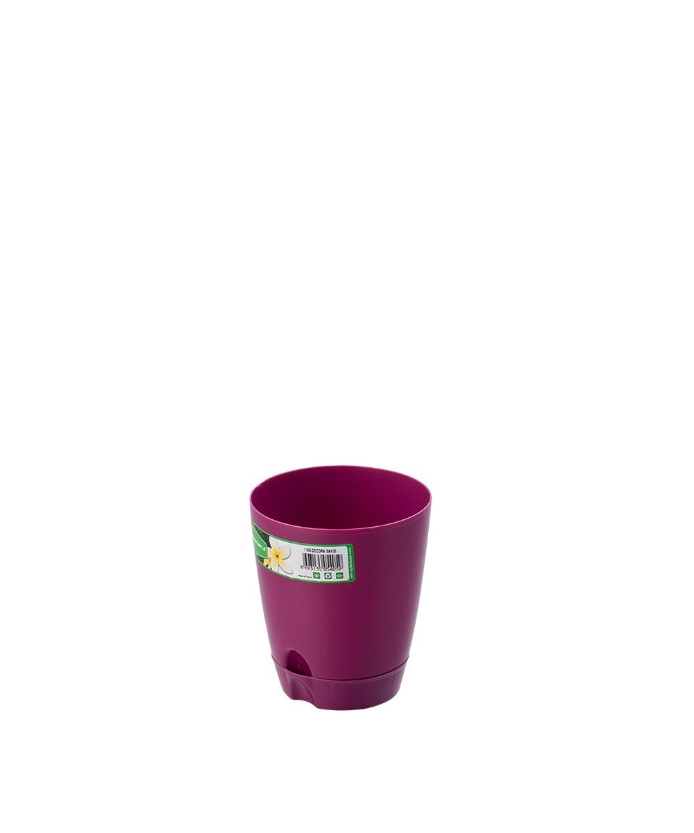 SENYA 5405 SZÍNES MŰANYAG VIRÁGCSERÉP 0,8L Ø12,5*11 cm