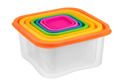 COZ 07S 7 DARABOS ÉTELTÁROLÓ SZETT (160 ml - 300 ml - 500 ml - 880 ml - 1,5 L - 2,4 L - 4 L)