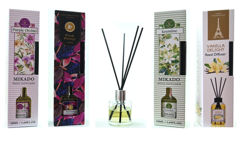 AROMA DIFFÚZOR 50ML  -    TÖBBFÉLE 