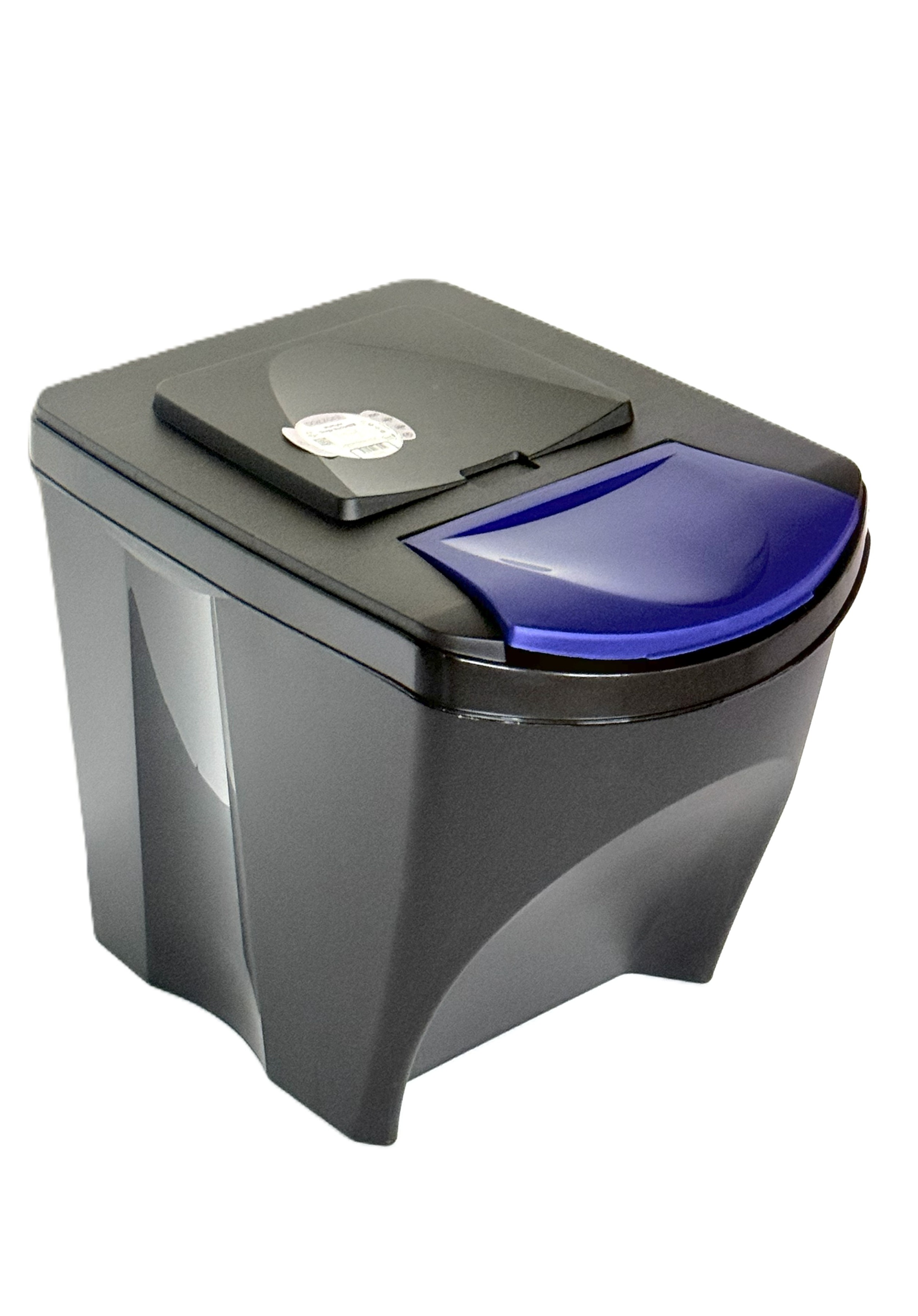 COZ CP-25L/RB EGYMÁSRAÉPÍTHETŐ SZELEKTÍV HULLADÉKGYŰJTŐ 25L KÉK F.