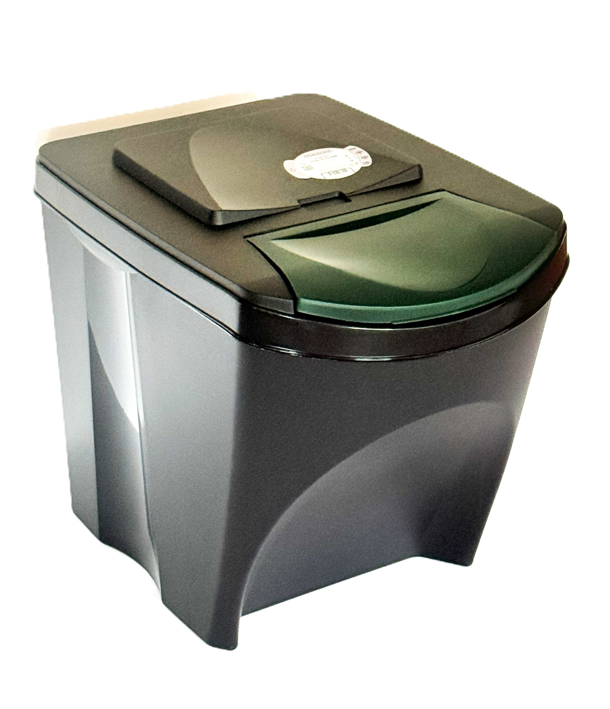 COZ CP-25L/RB EGYMÁSRAÉPÍTHETŐ SZELEKTÍV HULLADÉKGYŰJTŐ 25L ZÖLD F.