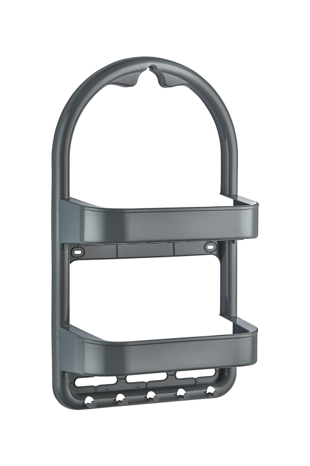 Ö-B015 2 SZINTES MULTIFUNKCIÓS POLC X38 ANTRACIT