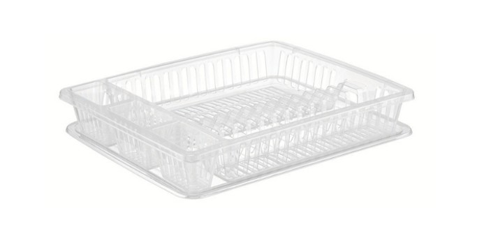 AS-159 ÁTTETSZŐ EDÉNYCSEPEGTETŐ TÁLCÁVAL NAGY 35,5*45,5*7CM