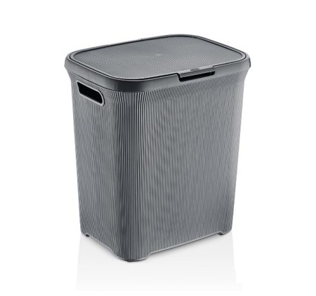 Ö-CZ006 LINE DEKOROS SZENNYESTARTÓ 52L X38 SZÜRKE