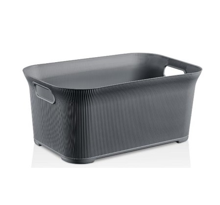 Ö-CZ007 LINE DEKOROS SZENNYESKOSÁR  26L X38 SZÜRKE