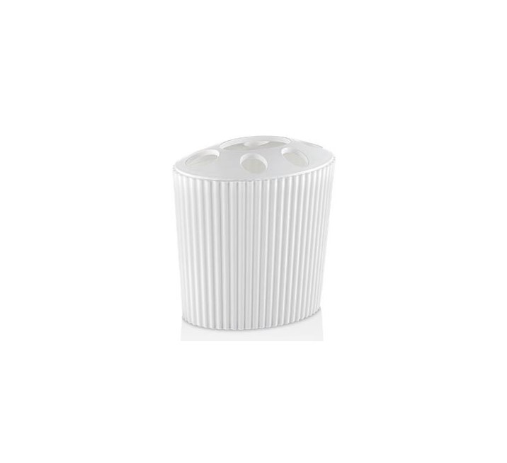 Ö-CZ017 LINE DEKOROS FOGKEFE TARTÓ X24 FEHÉR