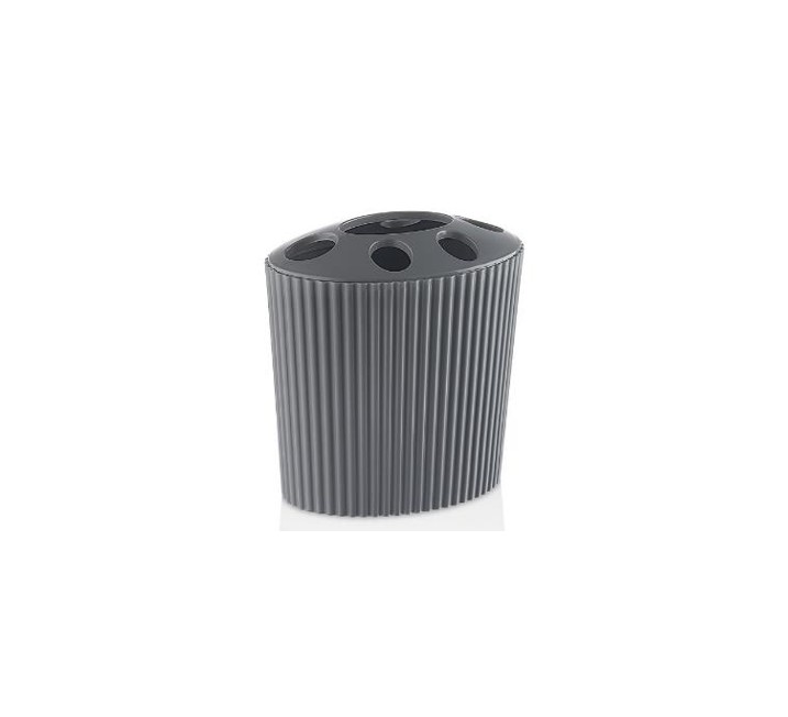 Ö-CZ017 LINE DEKOROS FOGKEFE TARTÓ X38 SZÜRKE