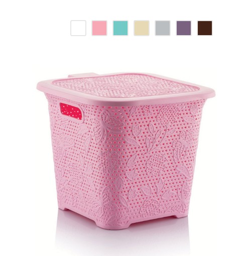 AS-312 CSIPKE MINTÁS TÁROLÓ TETŐVEL 15L, 29*29*26 cm