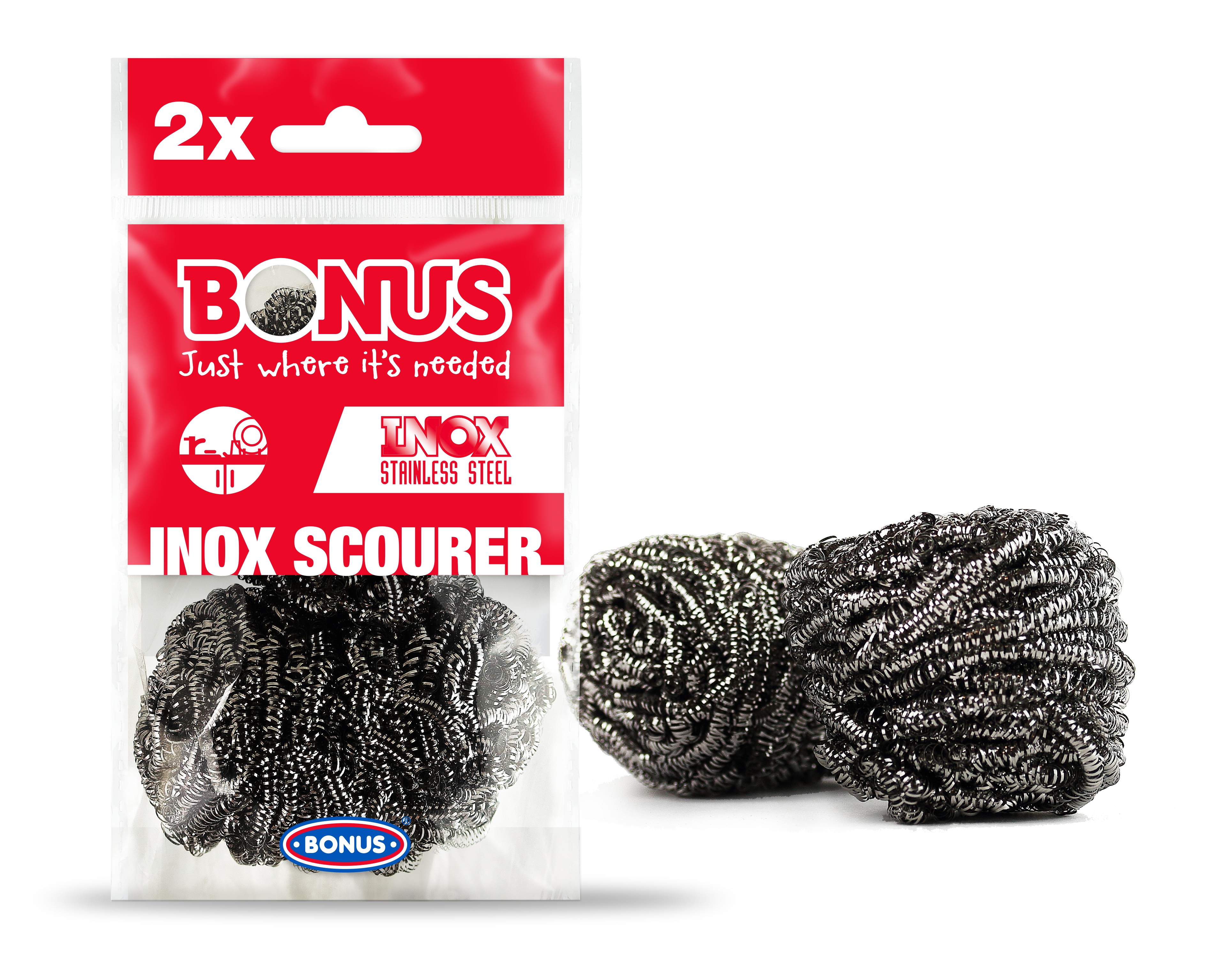 B088 INOX SPIRÁL FÉM DÖRZSI 2/1