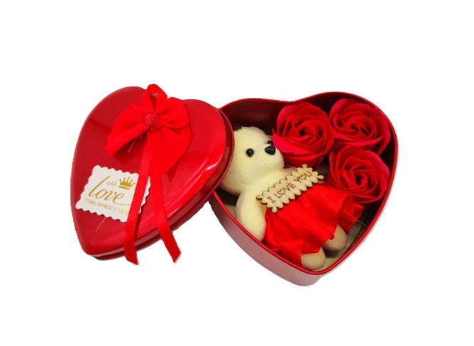 SZAPPANRÓZSA + MACI SZÍVES FÉMDOBOZBAN 849503