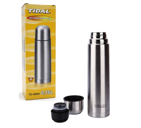 TERMOSZ RM., POHÁRRAL, GYORSZÁRAS KIÖNTŐVEL, TD-6800; 0,75 L