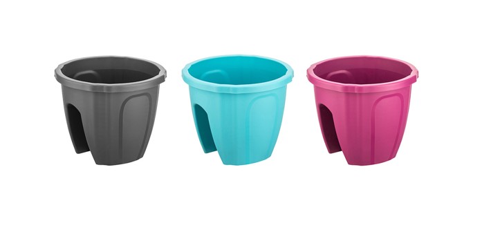 SENYA 5712 VIRÁGCSERÉP KORLÁTRA 7,5L 29X25 CM