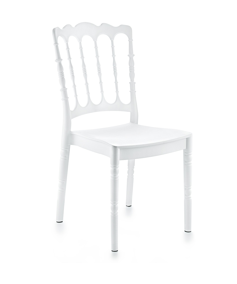 SENYA 2526 MŰANYAG ALKALMI SZÉK FEHÉR 43*55*92CM