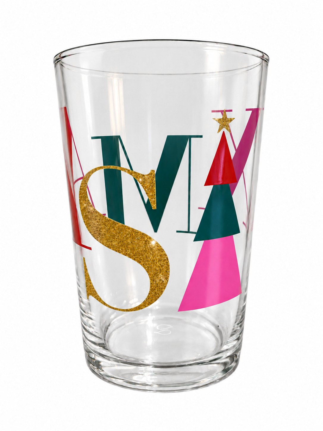 ÜVEGPOHÁR 1DB XMAS 510ML M107790